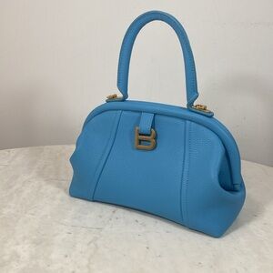 NWT Italian Leather Top Handle Crossbody Bag